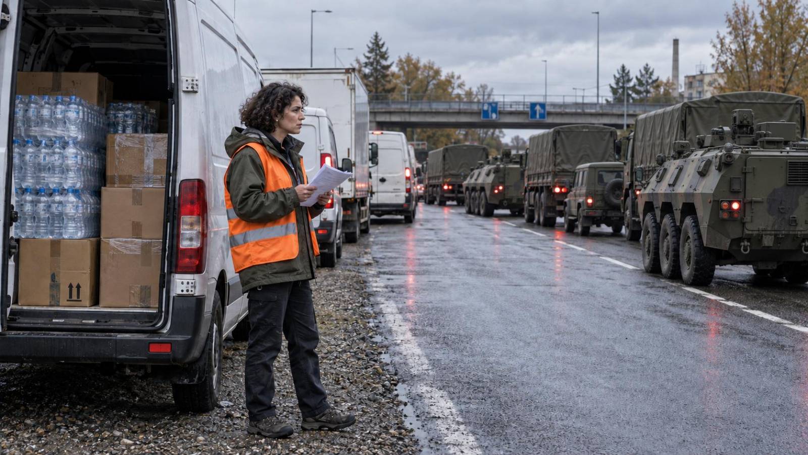 Humanitární pomoc do postižených oblastí nabírá zpoždění, komplikace se týkají i tras využívaných 7. brigádním úkolovým uskupením
