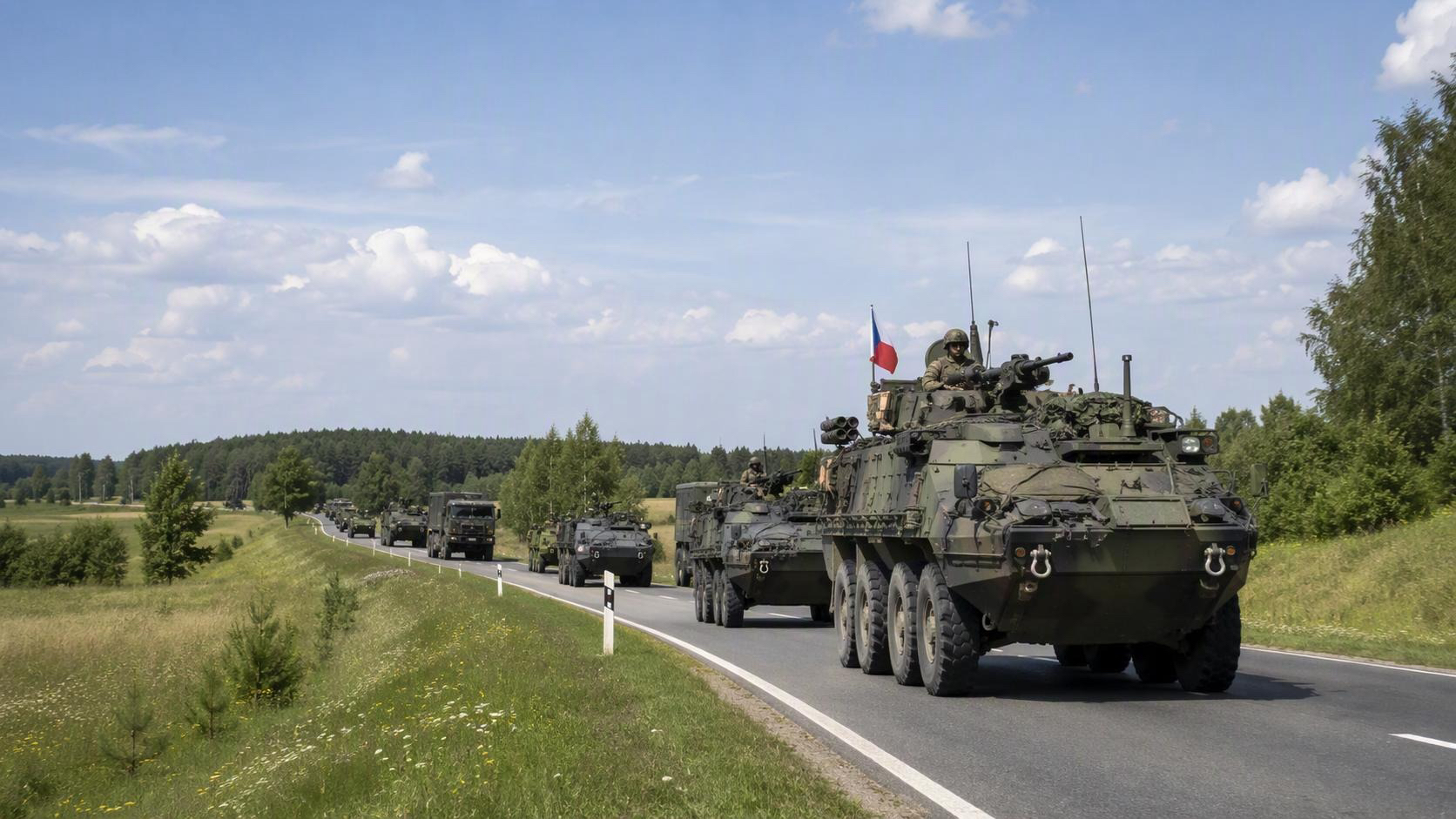 NATO aktivovalo plán SEVER, české uskupení se přesunulo do oblasti Suwałki